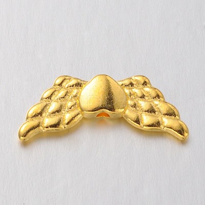 Tibetan Style Alloy Angeltee Beads X-TIBEB-5494-G-NR-1