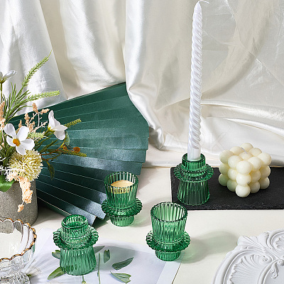 Glass Candle Holders AJEW-WH20020-185B-1