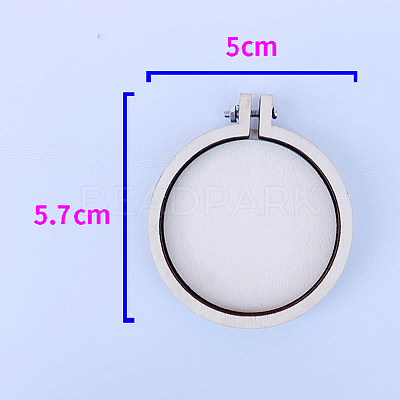 Mini Wooden Embroidery Hoops LS-TOOL-PW0003-019A-10-1