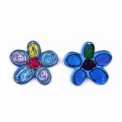 Transparent Acrylic Pendants KY-T022-32-1