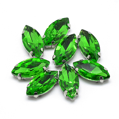 Sew on Rhinestone RGLA-T034-5x10mm-20-1