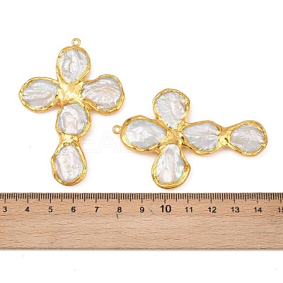 Natura Keshi Pearl Big Pendants KK-H516-26G-1