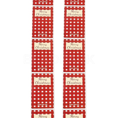 200Pcs Christmas Theme Paper Self-Adhesive Stickers DIY-M070-02C-1