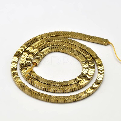 Electroplated Arrows Non-magnetic Synthetic Hematite Bead Strands G-I175-02G-1