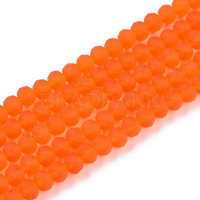 Transparent Glass Beads Strands EGLA-A044-T3mm-MD25-1