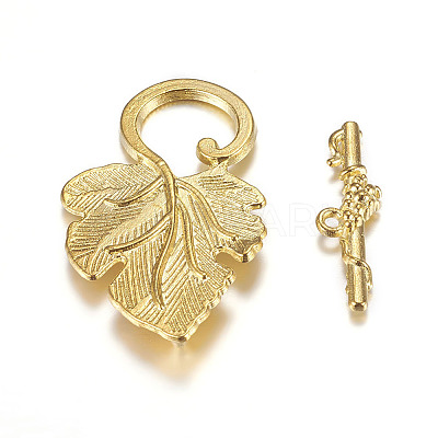 Alloy Toggle Clasps X1-PALLOY-A20005-G-FF-1