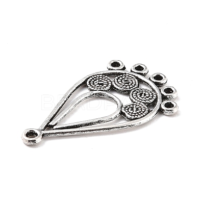 Tibetan Style Alloy Chandelier Components PALLOY-E450-11AS-1