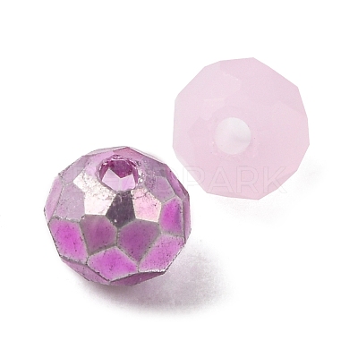 500Pcs Electroplat Opaque Glass Beads EGLA-YW0001-39B-1