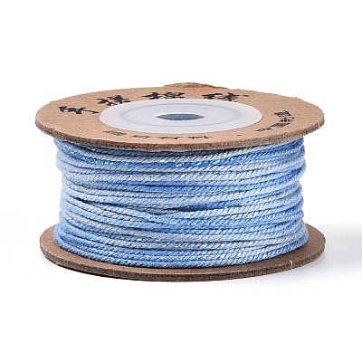30M Segment Dyed Macrame Cotton Cord OCOR-T018-01P-1
