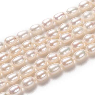 Natural Cultured Freshwater Pearl Beads Strands PEAR-L033-67-01-1