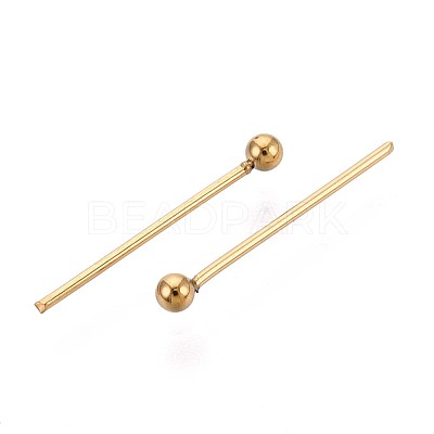 304 Stainless Steel Head Pins STAS-T065-15mm-20G-1