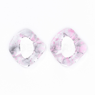 Transparent Acrylic Linking Rings OACR-N009-016A-10-1