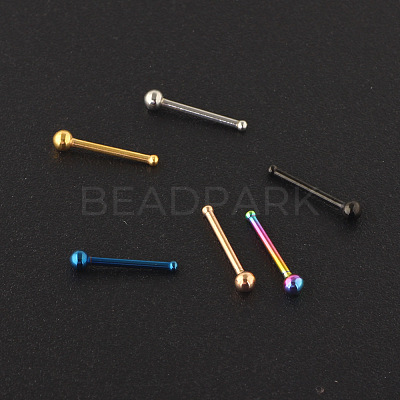 304 Stainless Steel Round Ball Nose Bone Rings WG2C4E4-03-1