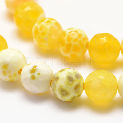 Natural Fire Crackle Agate Bead Strands X-G-K166-07F-6mm-07-1