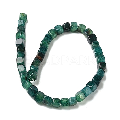 Natural Dragon Veins Agate Beads Strands G-G177-E03-05-1