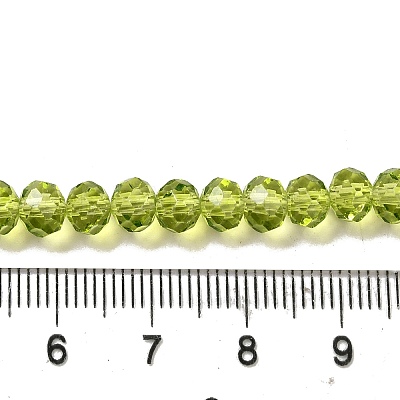 Transparent Baking Paint Glass Beads Strands DGLA-A034-T6mm-D05-1