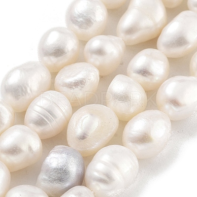 Natural Cultured Freshwater Pearl Beads Strands PEAR-P062-26D-1