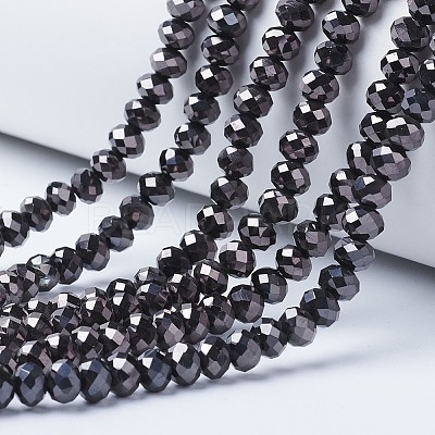 Electroplate Transparent Glass Beads Strands LS-EGLA-A034-T2mm-UA08-1