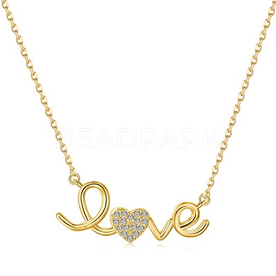 925 Sterling Silver Pendant Necklaces NJEW-L179-05G-1