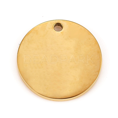 304 Stainless Steel Stamping Blank Tag Pendants STAS-L220-04-G-1