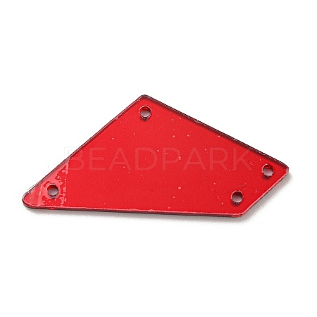 Trapezoid Acrylic Mirror Sew on Rhinestones MACR-G065-04A-01-1