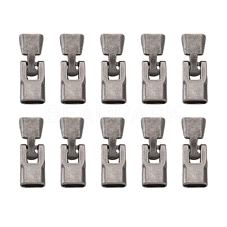 Alloy Snap Lock Clasps PALLOY-TAC0009-24AS-1