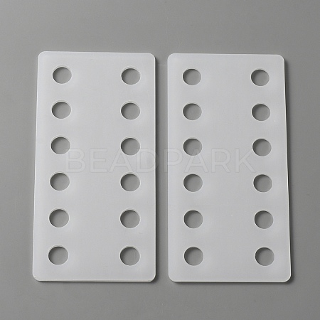 12-Position Acrylic Thread Winding Boards FIND-WH0110-345A-1