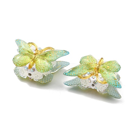 Polymer Clay Rhinestone Beads CLAY-NH0001-07A-1