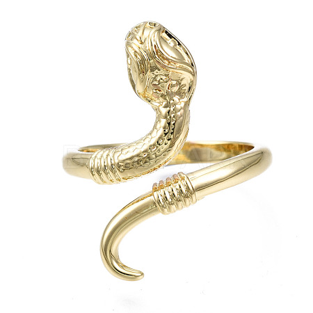Snake Cuff Ring for Girl Women RJEW-N035-046-NF-1