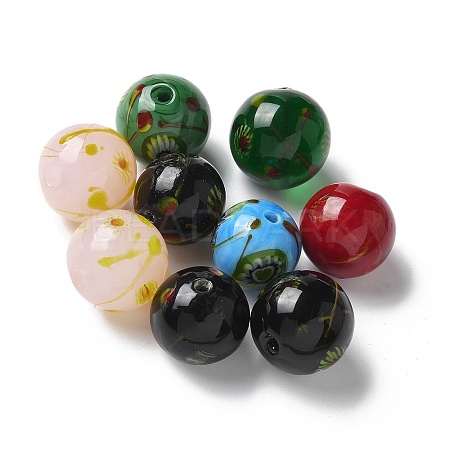 Handmade Lampwork Beads LAMP-P068-04-1