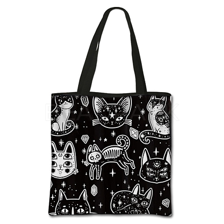 Gothic Printed Polyester Shoulder Bags PW-WG68108-11-1