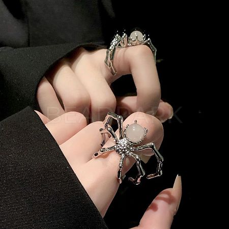Spider Alloy with Glass Cuff Rings FS-WG506FF-02-1