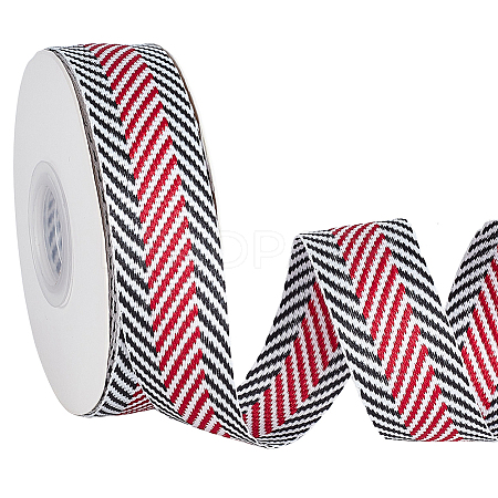 10 Yards Polycotton Ribbons OCOR-WH0070-185A-1