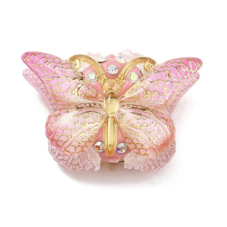 Polymer Clay Rhinestone Beads CLAY-NH0001-07C-1