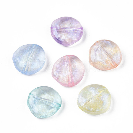 Transparent Acrylic Beads X-OACR-S028-143-1