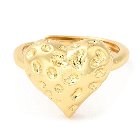 Rack Plating Brass Adjustable Ring for Women RJEW-Q770-28G-1