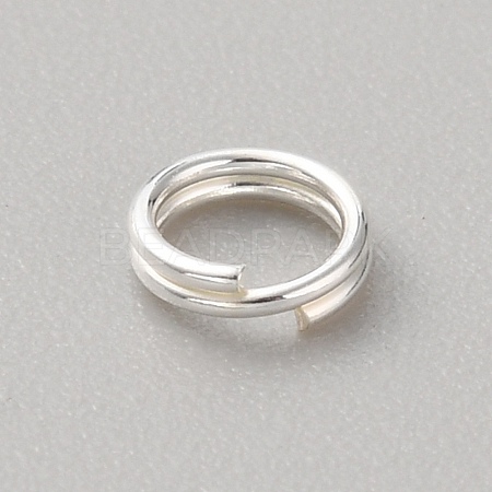 925 Sterling Silver Split Rings STER-WH0011-28S-02-1