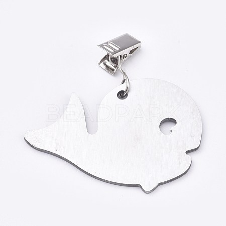 430 Stainless Steel Dolphin Shaped Table Cover Tablecloth Weights STAS-WH0015-14P-1