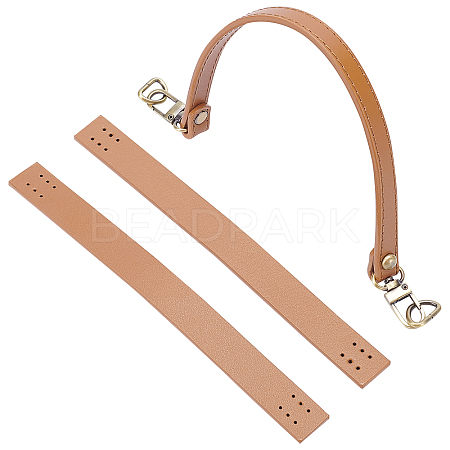 WADORN Leather with Alloy Chain Bag Strap FIND-WR0003-88-1