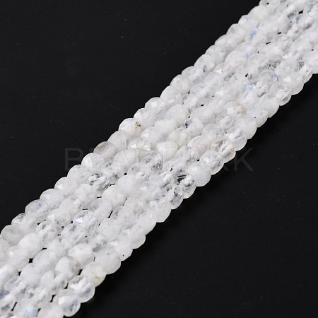 Natural Rainbow Moonstone Beads Strands G-K315-A11-1