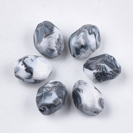 Acrylic Beads OACR-S031-10A-1