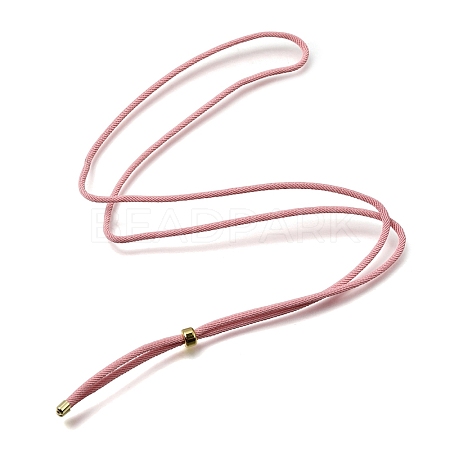 2.5MM Adjustable Braided Nylon Cords Necklace Making FB-CBAA152-02G-35-1