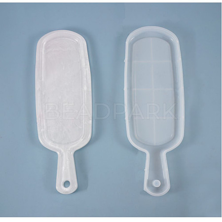 Rectangle Handle Dinner Plate Silicone Molds DIY-L021-58-1