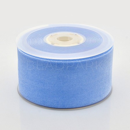 Polyester Velvet Ribbon for Gift Packing and Festival Decoration SRIB-M001-50mm-336-1