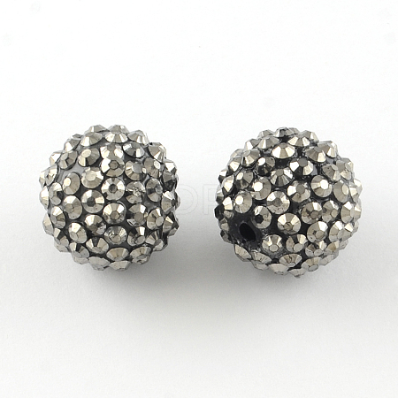 Resin Rhinestone Beads RESI-S315-14x16-02-1