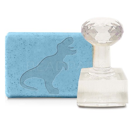 Clear Acrylic Soap Stamps DIY-WH0438-004-1