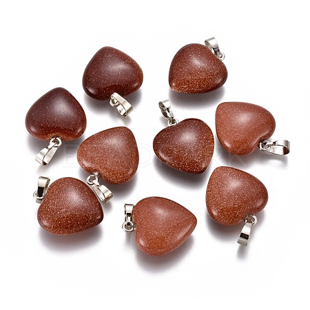 Synthetic Goldstone Pendants G-E434-09P-1