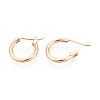 304 Stainless Steel Hoop Earrings EJEW-T048-25A-G-3
