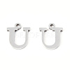 201 Stainless Steel Charms STAS-N091-176U-P-1