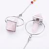Chakra Gemstone Pyramid Dowsing Pendulums G-F515-01B-2